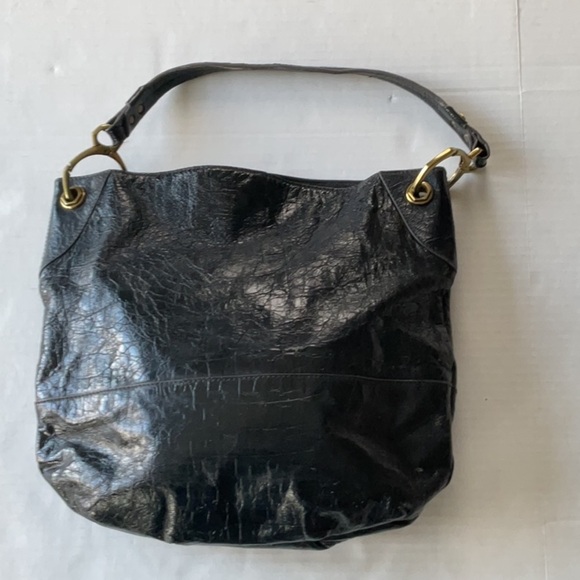 orYany Lucy Croco Leather Hobo bag in black *dust bag included - Picture 6 of 13